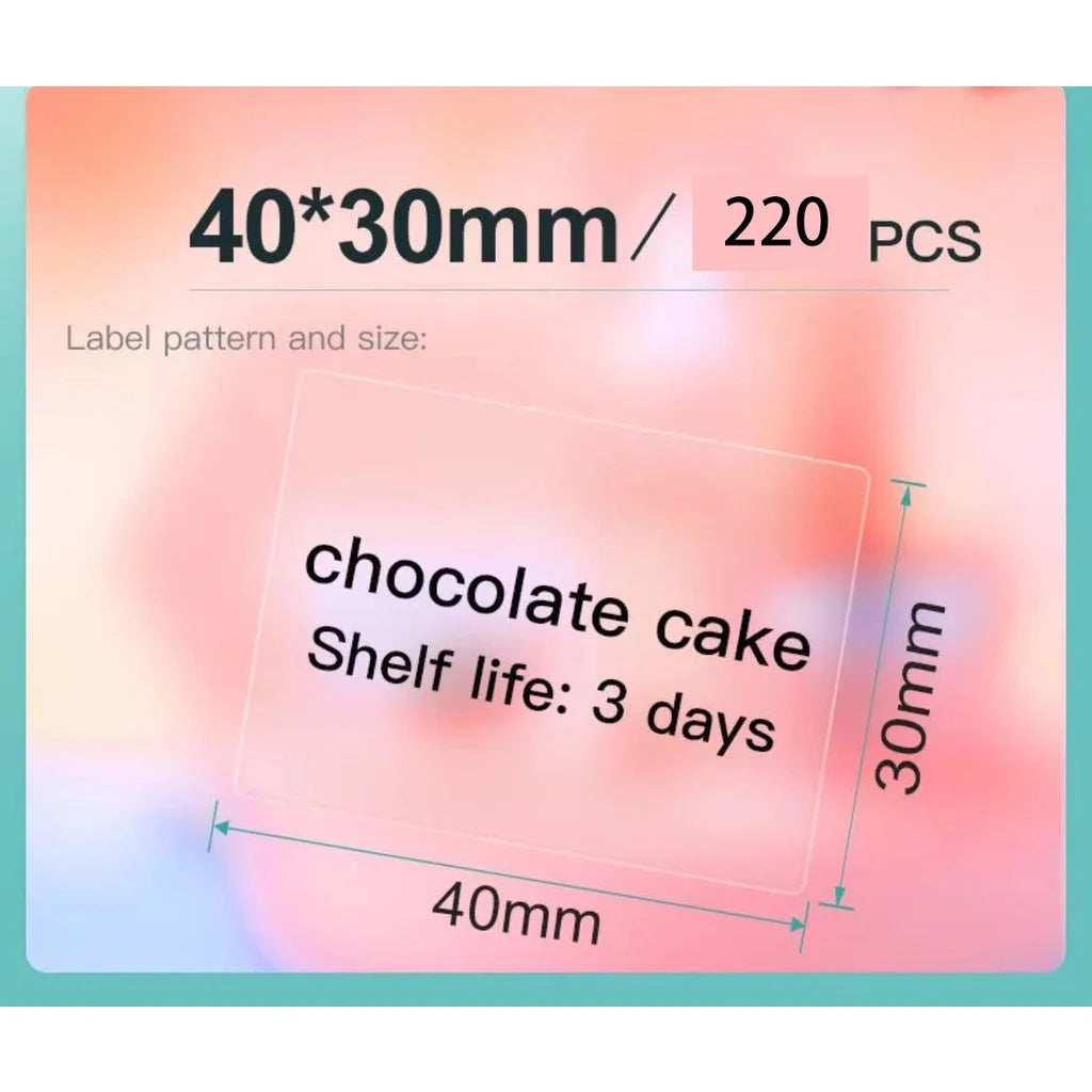 Mini Imprimante Étiquettes Thermique – Sans Encre, Bluetooth, Portable