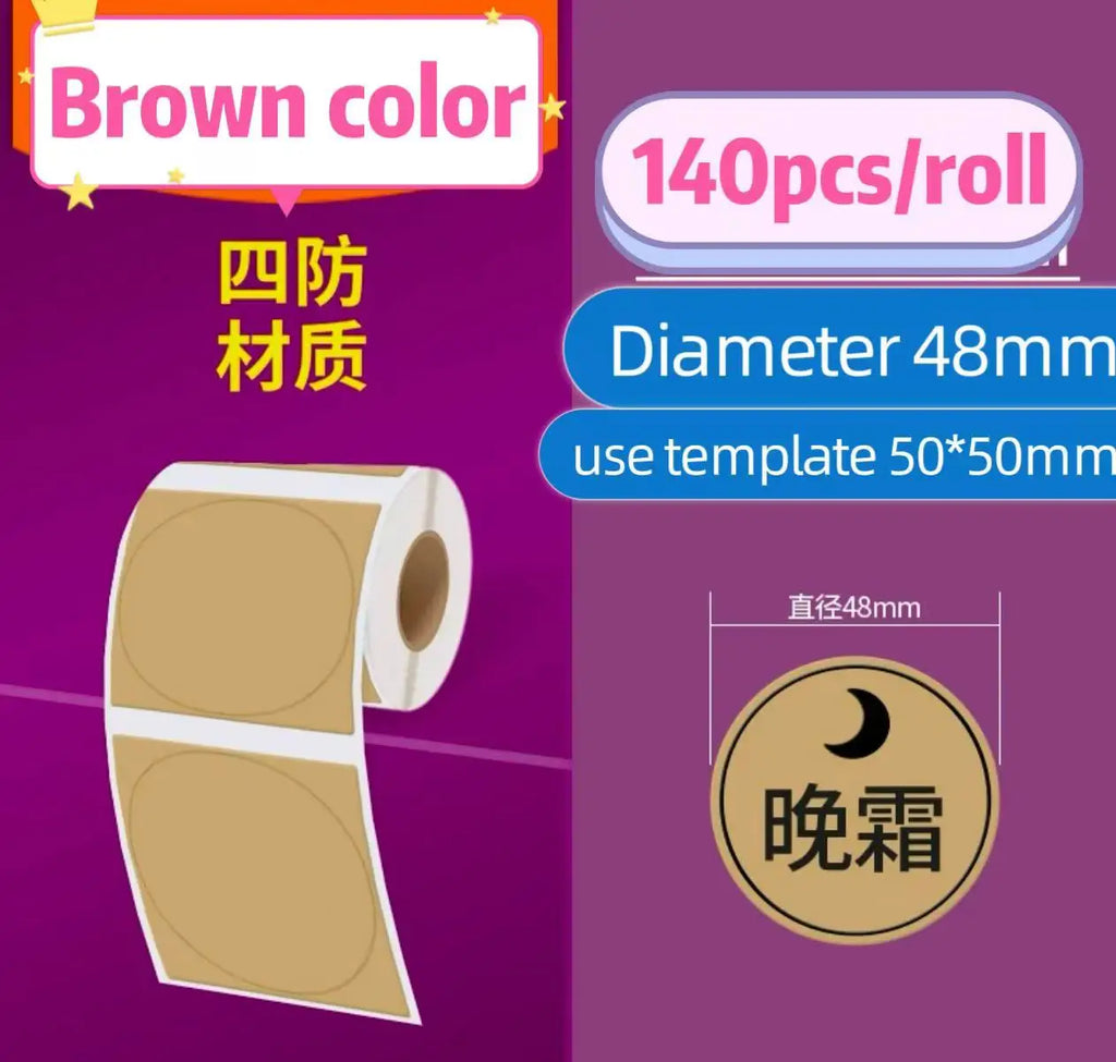 Mini Imprimante Étiquettes Thermique – Sans Encre, Bluetooth, Portable