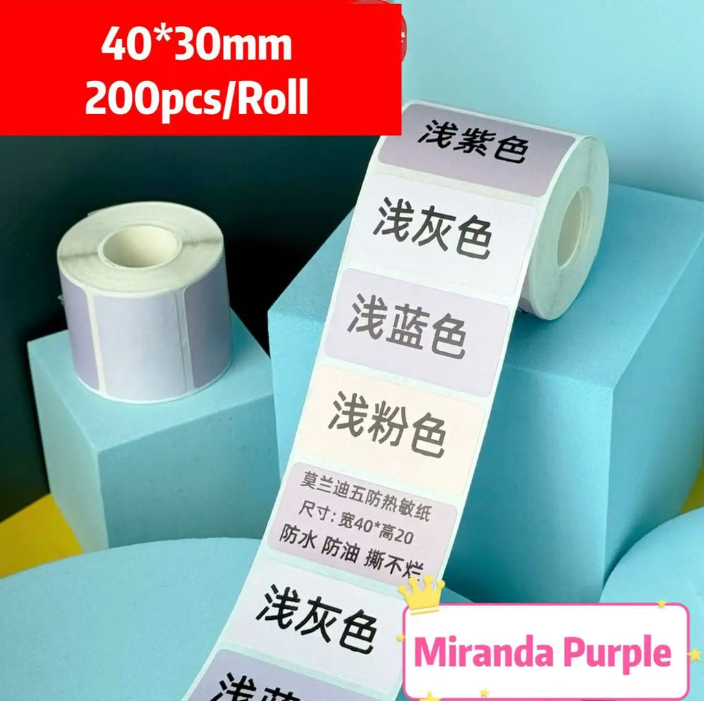 Mini Imprimante Étiquettes Thermique – Sans Encre, Bluetooth, Portable