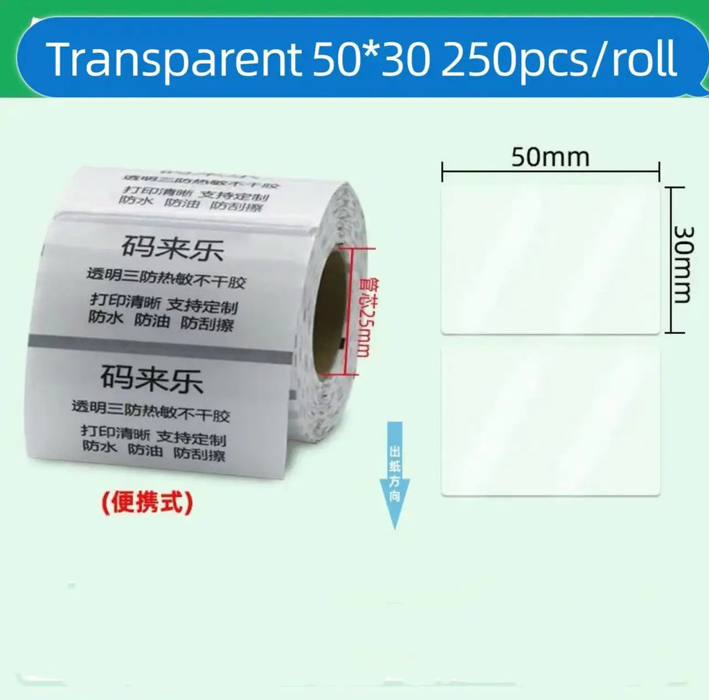 Mini Imprimante Étiquettes Thermique – Sans Encre, Bluetooth, Portable