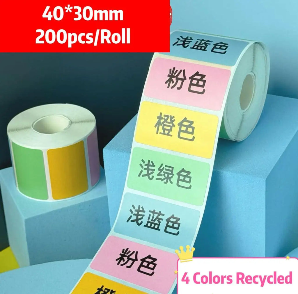 Mini Imprimante Étiquettes Thermique – Sans Encre, Bluetooth, Portable